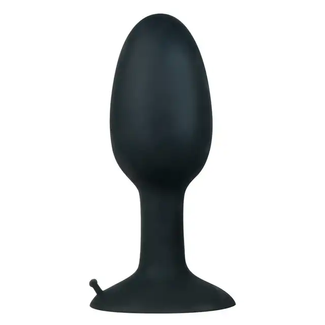 You2Toys - Backdoor Friend Large. Czarny plug analny z kuleczką w środku. Rozmiar L
