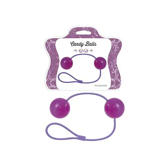 Toyz4Lovers  - Candy Balls Purple - Wibrujące Kulki Gejszy.