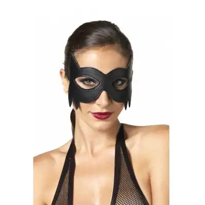 Kink - Maska Kot z imitacji skóry. Dzikie kocie spojrzenie. Mega sale!