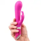 B Swish-B Wild Deluxe Bunny rasberry  - Wibrator ze stymulatorem.