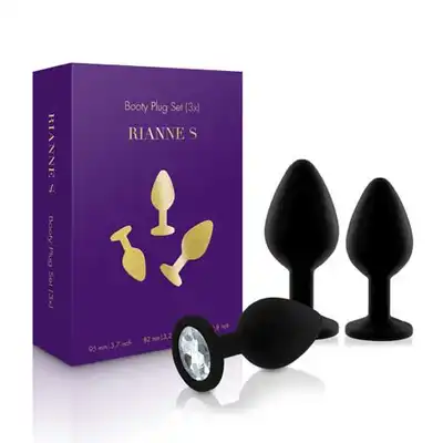 Rianne S - Booty Plug Set. Zestaw Eleganckich Wtyczek Analnych.