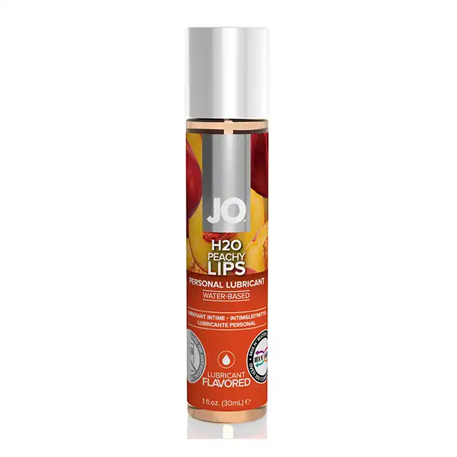 System JO - H2O lubricant peach 30 ml - Profesjonalny lubrykant na bazie wody o smaku brzoskwini.