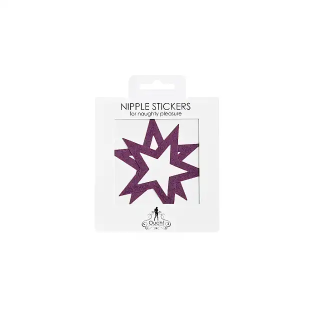 Ouch! Nipple Stickers Purple