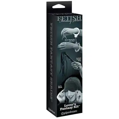 Lovers Fantasy Kit. Pakiet bestsellerów: Pejczyk, Kajdanki I Maska Na Oczy. Edycja limitowana.