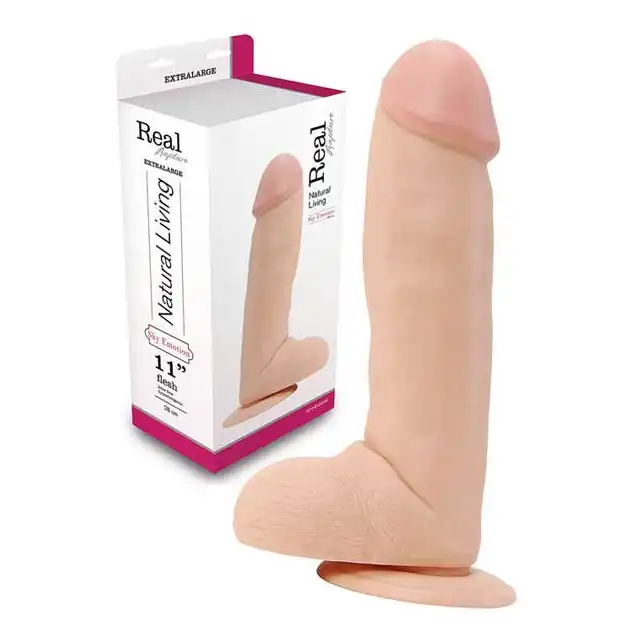 Real Rapture -Realistyczne Dildo. Extra Large. 28 cm.