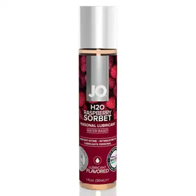 System JO - H2O lubricant raspberry 30 ml - Profesjonalny lubrykant na bazie wody o smaku malin.