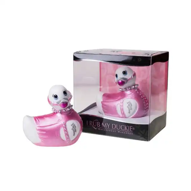 Big Teaze Toyz - I Rub My Duckie Bondage - Travel size - Wibrująca kaczuszka z serii SM.