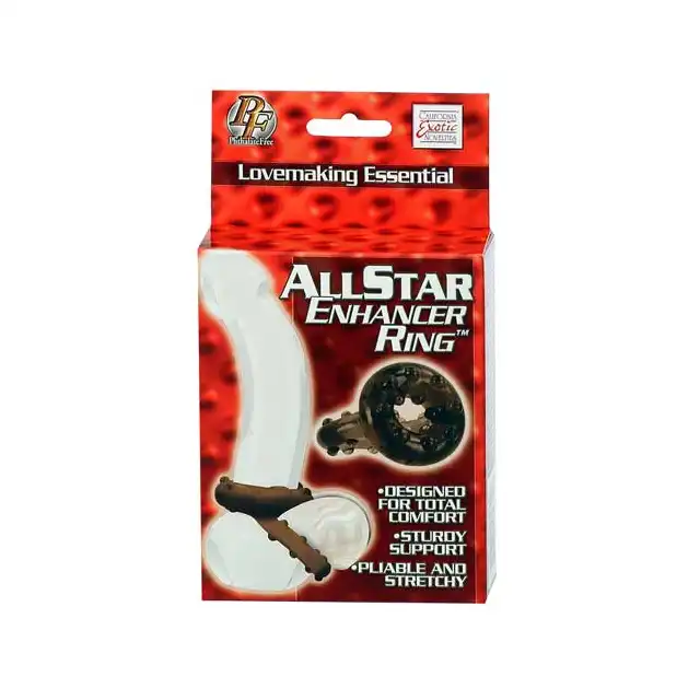 All Star Enhancer Ring - Pierścień Erekcyjny Penis + Jądra.