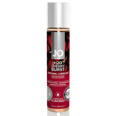 System JO - H2O lubricant cherry 30 ml - Profesjonalny lubrykant na bazie wody o smaku wiśni.