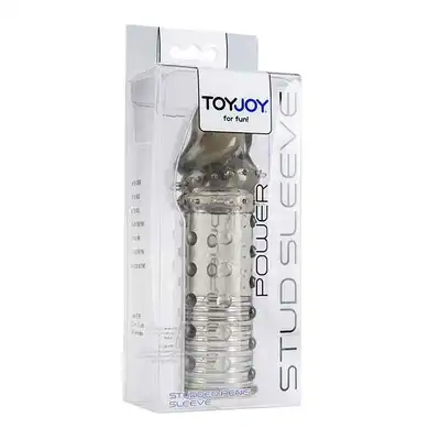 Toy Joy - Power Stud Sleeve Smoke - Nakładka Na Penisa.