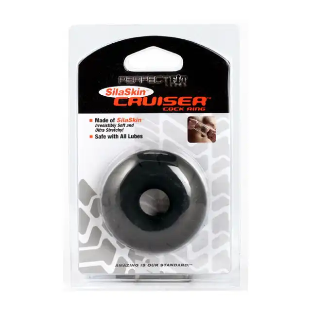 Perfect Fit - Silaskin Cruiser Ring Black - Ring.