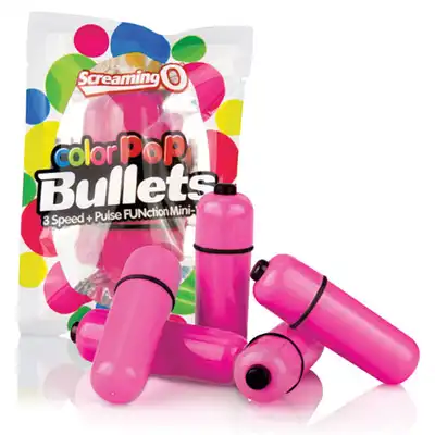 The Screaming O - Color Pop Bullets Pink 1 szt, 4 Programy.