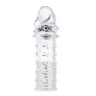 Toy Joy - Power Stud Sleeve Clear - Nakładka Na Penisa. Przedłuża, pogrubia, stymuluje.