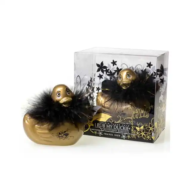 Big Teaze Toyz - I Rub My Duckie Paris - Travel size - Wibrująca kaczuszka.