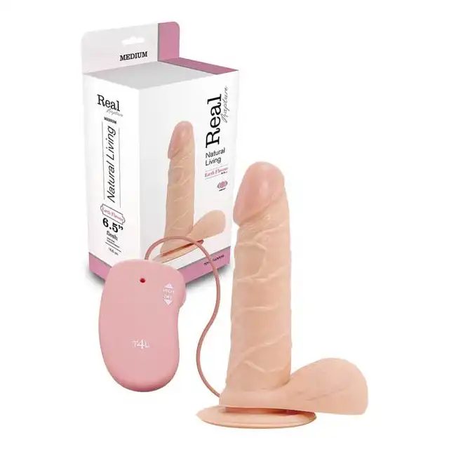Real Rapture - Realistyczne Dildo Z Wibracjami. Medium. 16,5 cm.