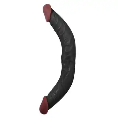 Hoodlum- Double Dong Black Czarne Dildo.
