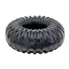 Perfect Fit - Ribbed Ring Black - Ring.