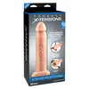 Fantasy X- Tension - Silicone Hollow Extension. Proteza Dla Mężczyzn Z Szelkami.