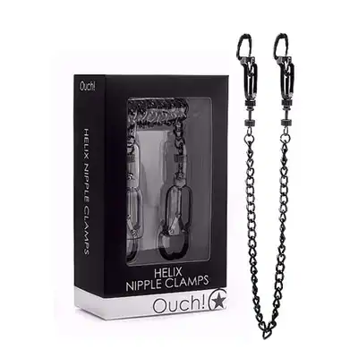 Ouch! Helix Nipple Clamps Black