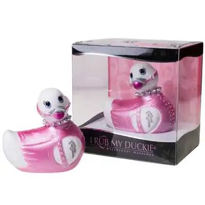 Big Teaze Toyz - I Rub My Duckie Bondage - Travel size - Wibrująca kaczuszka z serii SM.