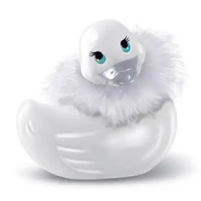 Big Teaze Toyz - I Rub My Duckie Paris - Travel Size (Blanc) - Wibrująca kaczuszka.