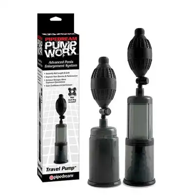 Pump Worx Travel Pump + gratis ring i 3 żele