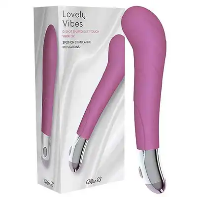 Lovely Vibes G-spot shaped soft touch. Pink. Mocny piękny wibrator ze stymulacja punktu G. Ideał!