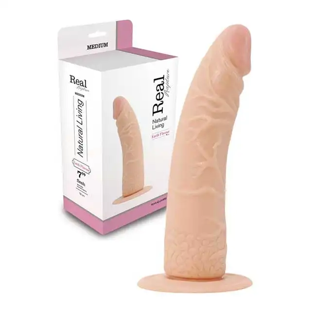 Real Rapture - Realistyczne Dildo Z Przyssawką. Medium. 18 cm.