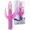 Rabbit Dual Pleasure - Wibrator potrójną stymulacją, waginalny, łechtaczkowy i oraz analny.