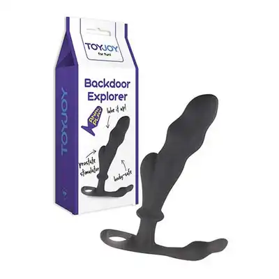 Backdoor Explorer Black - Stymulator prostaty i analny.