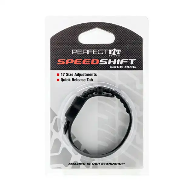 Perfect Fit - Speed Shift Black - Ring z możliwością dopasowania.