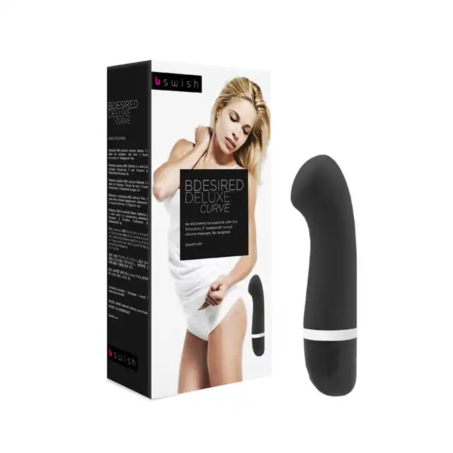 B Swish - BDesired Deluxe Curve Black. Wibrator.