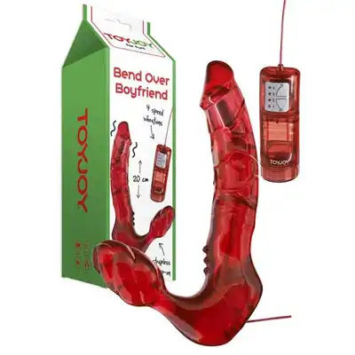 BEND OVER BOYFRIEND - Strap-On bez pasków. 4 rodzaje wibracji. HIT!