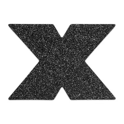 Bijoux Indiscrets - Flash Cross Black - Zmysłowe naklejkio na sutki