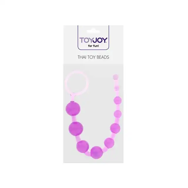 Toy Joy -  Thai Toy Beads - Żelowe Koraliki Analne Purple.