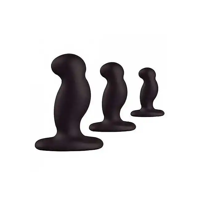 Nexus - anal starter kit. 3 rozmiary wtyczek. Aksamitny materiał.