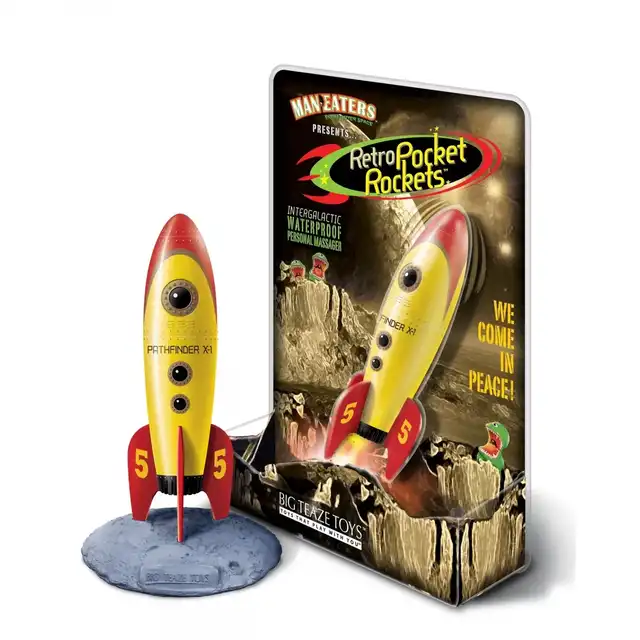 Big Teaze Toys - Rocket Vibrator. Super dyskretny wibrator, rakieta.