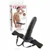 Fetish Fantasy - Strap-On Hollow 20 cm DUŻY, CZARNY, MĘSKI