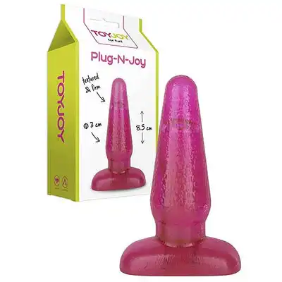 Toy Joy - Plug-N-Joy. Miękka Żelowa Wtyczka Analna. Średnia Wielkość.