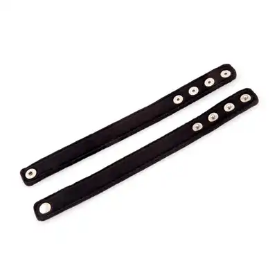 Perfect Fit - Neoprene Snap Cockrings Black - Ring.