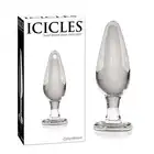 Icicles Nr.26 - Szklana wtyczka analna 11 cm