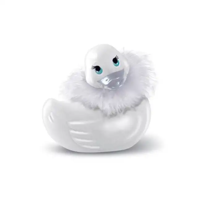 Big Teaze Toyz - I Rub My Duckie Paris - Travel Size (Blanc) - Wibrująca kaczuszka.