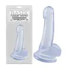 Basix - Dong W Suction Cup Clear. Żelowe dildo z przyssawką. 20 cm.