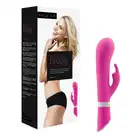 B Swish-B Wild Deluxe Bunny rasberry  - Wibrator ze stymulatorem.