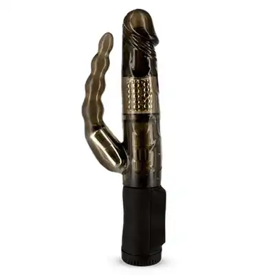 BestSeller - Rabbit Series - Black Roger - Wibrator Ze Stymulatorem Analnym. T4L.