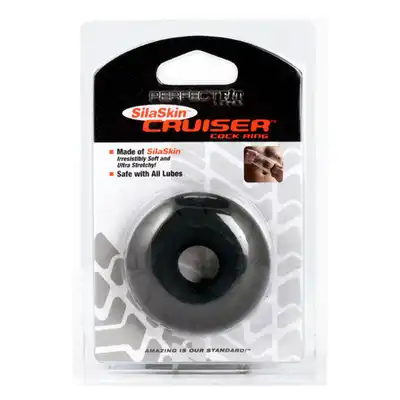 Perfect Fit - Silaskin Cruiser Ring Black - Ring.