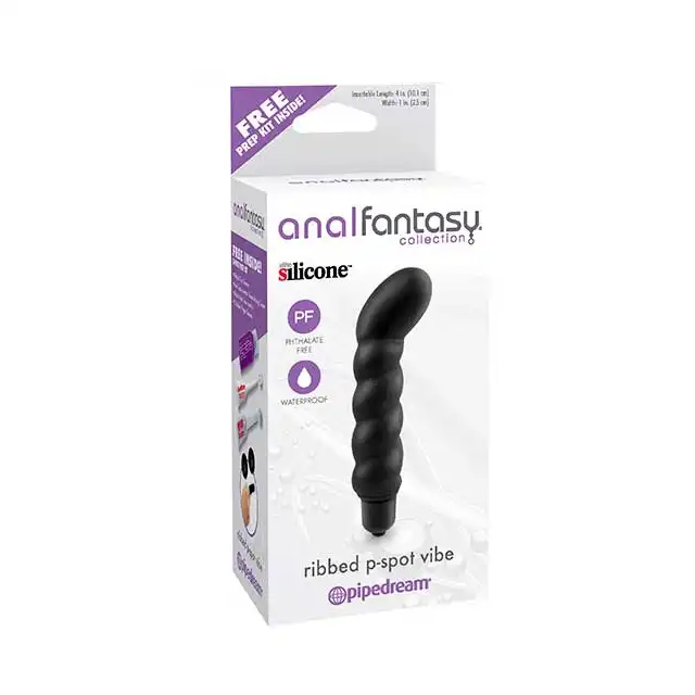 Pipedream - Anal Fantasy - Ribbed P-Spot Vibe. Stymulator Prostaty. Dla Początkujących.
