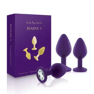 Rianne S - Booty Plug Set. Zestaw Eleganckich Wtyczek Analnych.