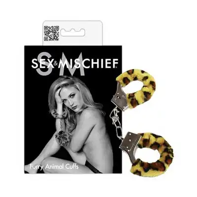 Sex&amp;Mischief- Furry Animals Cuffs Kajdanki.