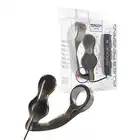 Toy Joy  - Manpower Plug &amp; Ring Vibr. Smoke -Wibrujący stymulator prostaty z ringiem